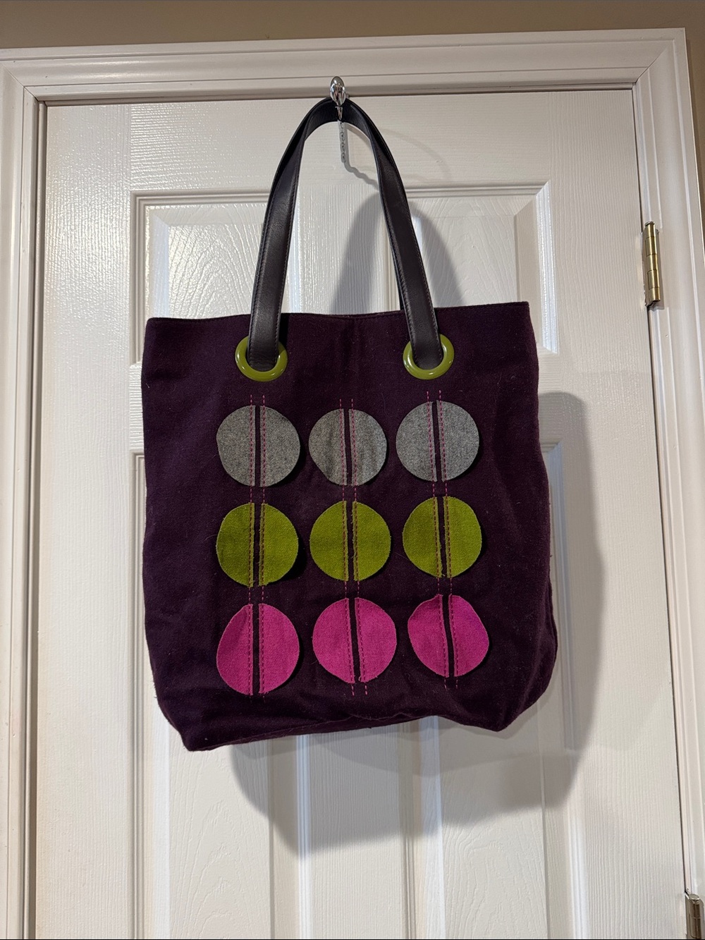 Boden wool blend tote bag